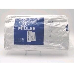 MIULEE Throw Pillows Inserts, Pack of 2 18x18 Inch 100% Virgin Fiber Filling Bed